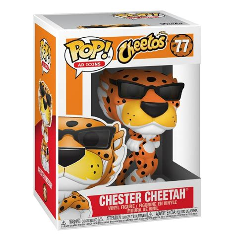 Chester cheetah funko pop - Funko Cheetos POP! Ad Icons Chester Cheetah Exclusive Vinyl Figure #77 [Diamond Collection] $67.49. Add to Cart. Funko Five Nights at Freddy's Balloon Foxy Exclusive Action Figure. $24.99. Add to Cart. Funko Five Nights at Freddy's Security Breach Moon 7-Inch Plush. $26.99. Add to Cart. Funko Five Nights at Freddy's Snaps! Vanny Mini Figure